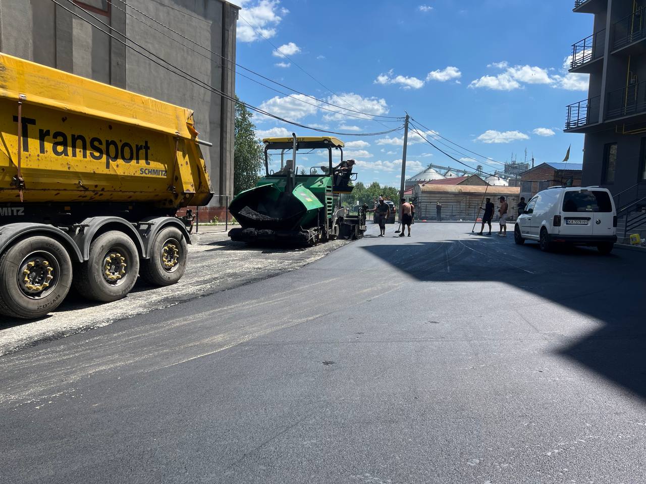 Укладання асфальту