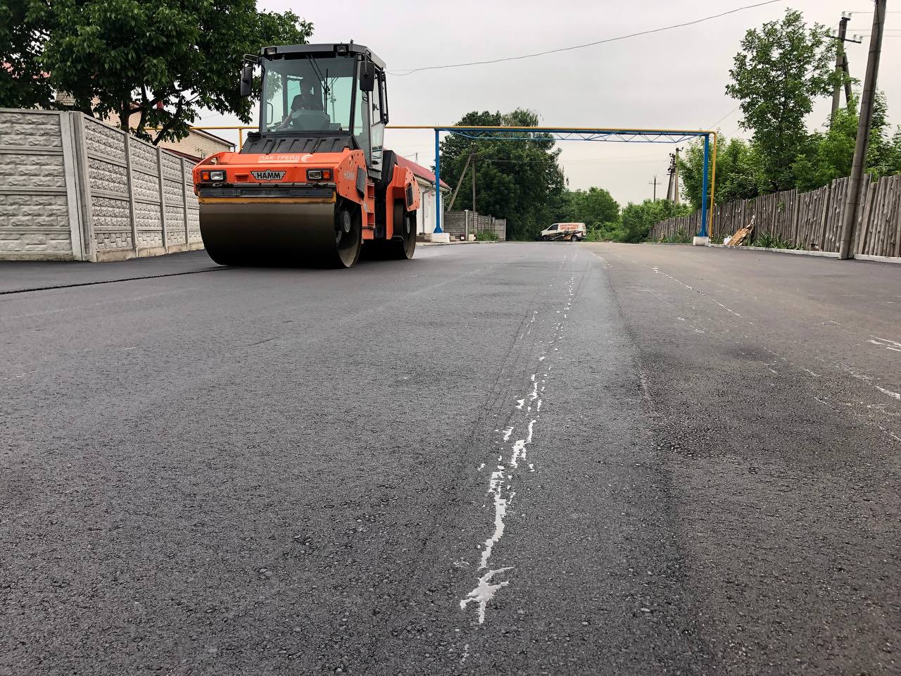 укладання асфальту