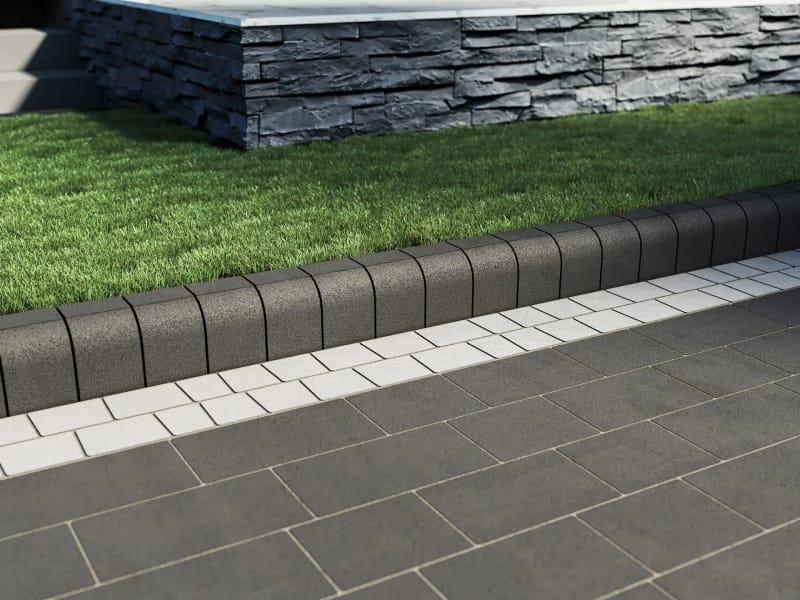 Укладання садового поребрика