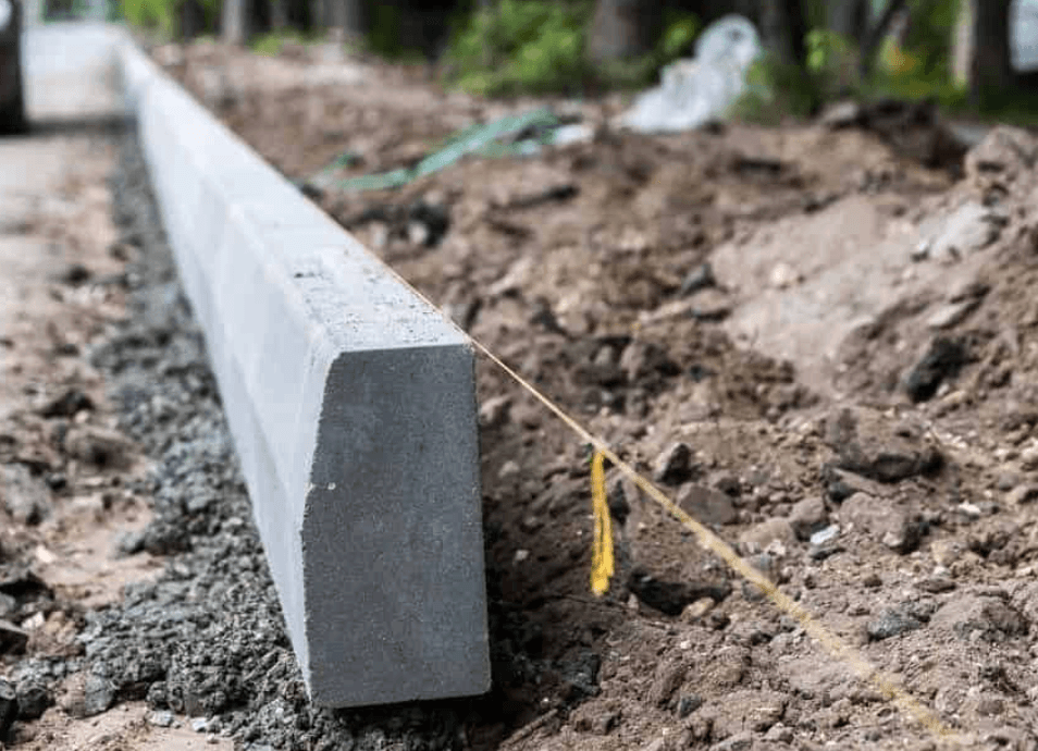 укладання садового поребрика