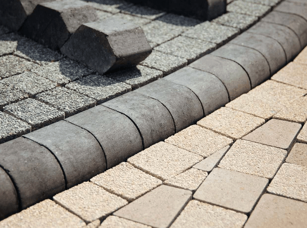 встановлення садового поребрика